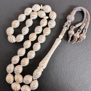 Koleksiyonluk Üst Segment Özel İşçilikli Fil Dişi Tesbih