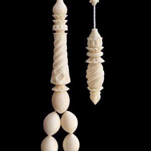 Koleksiyonluk Özel İşçilikli Doğal Fil Dişi Tesbih